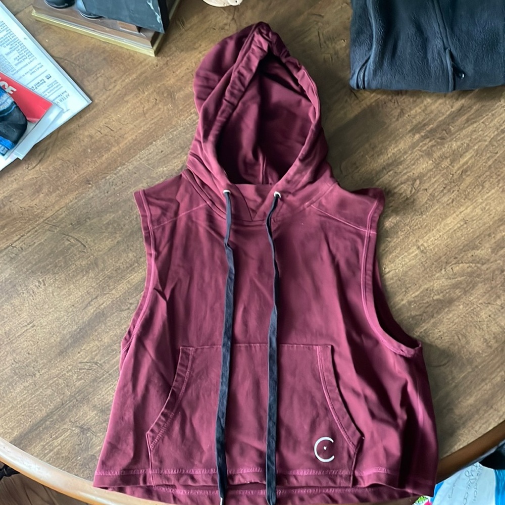 Hooded tank Workout crop top